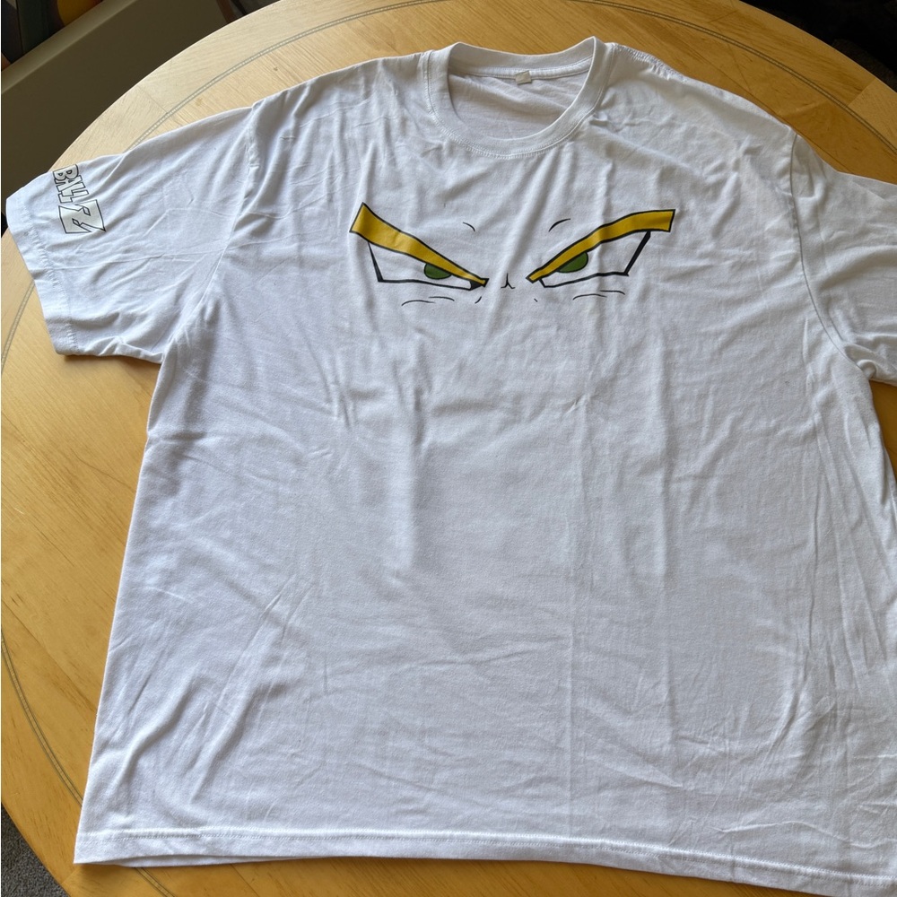 White Tee with Yellow Graphic by